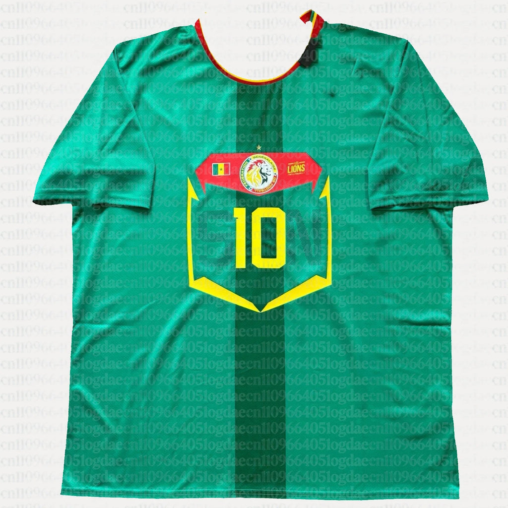 Senegal 2026 New Soccer Jerseys, Comfortable and Breathable 3D Printed T-Shirts for Adults and Casual Tops for Children