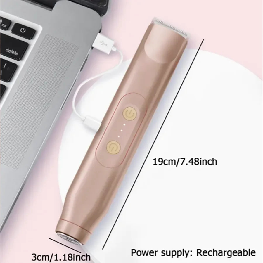 Portable Electric Foil Shaver USB Rechargeable Stainless Steel Blade Multi-Functional Razor for Men & Women