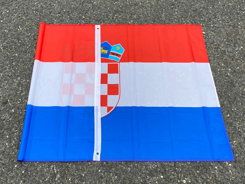 aerlxemrbrae flag   Croatia Flag NEW 90x150cm Croatian National Flag 100% Polyester 3x5ft Flag of Croatia