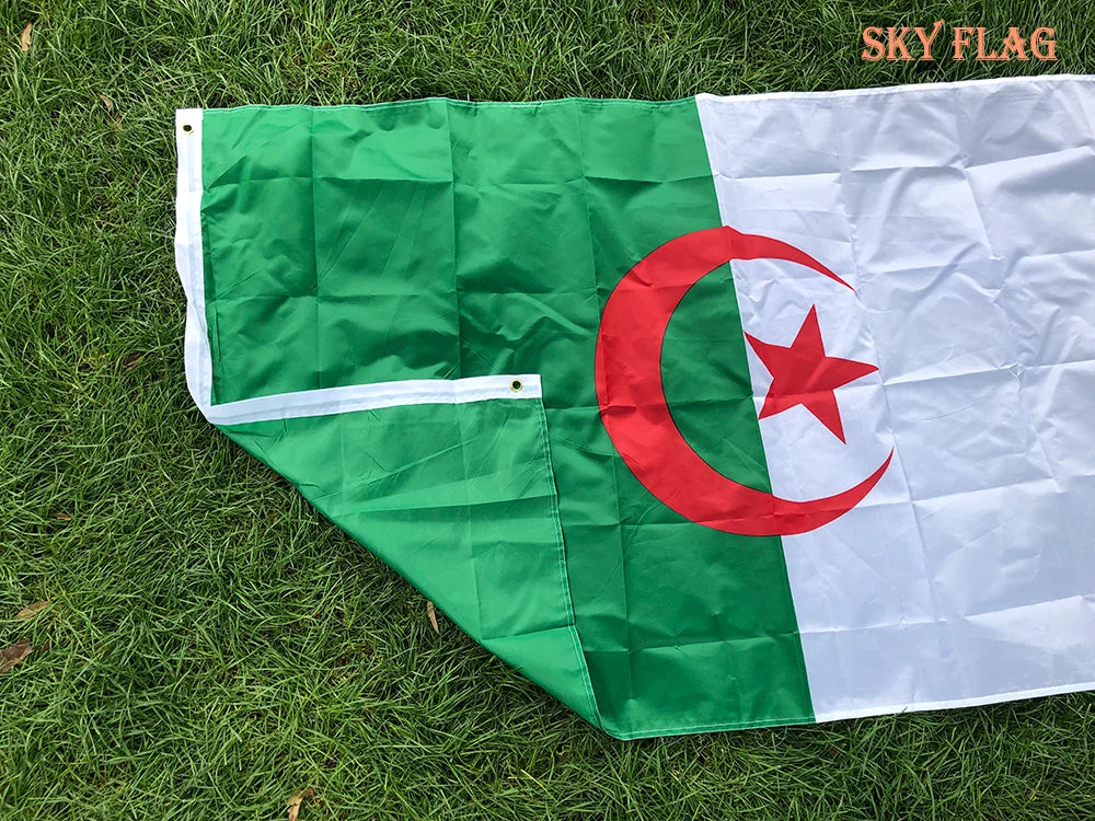 Algeria Flag 90x150cm – High Quality National Banner | Algeria World Cup 2026 Fan Flag for Events & Decor
