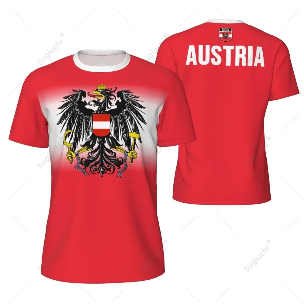 Austria Soccer Jersey| Quick-Dry Breathable Austria Jersey for Summer Sports