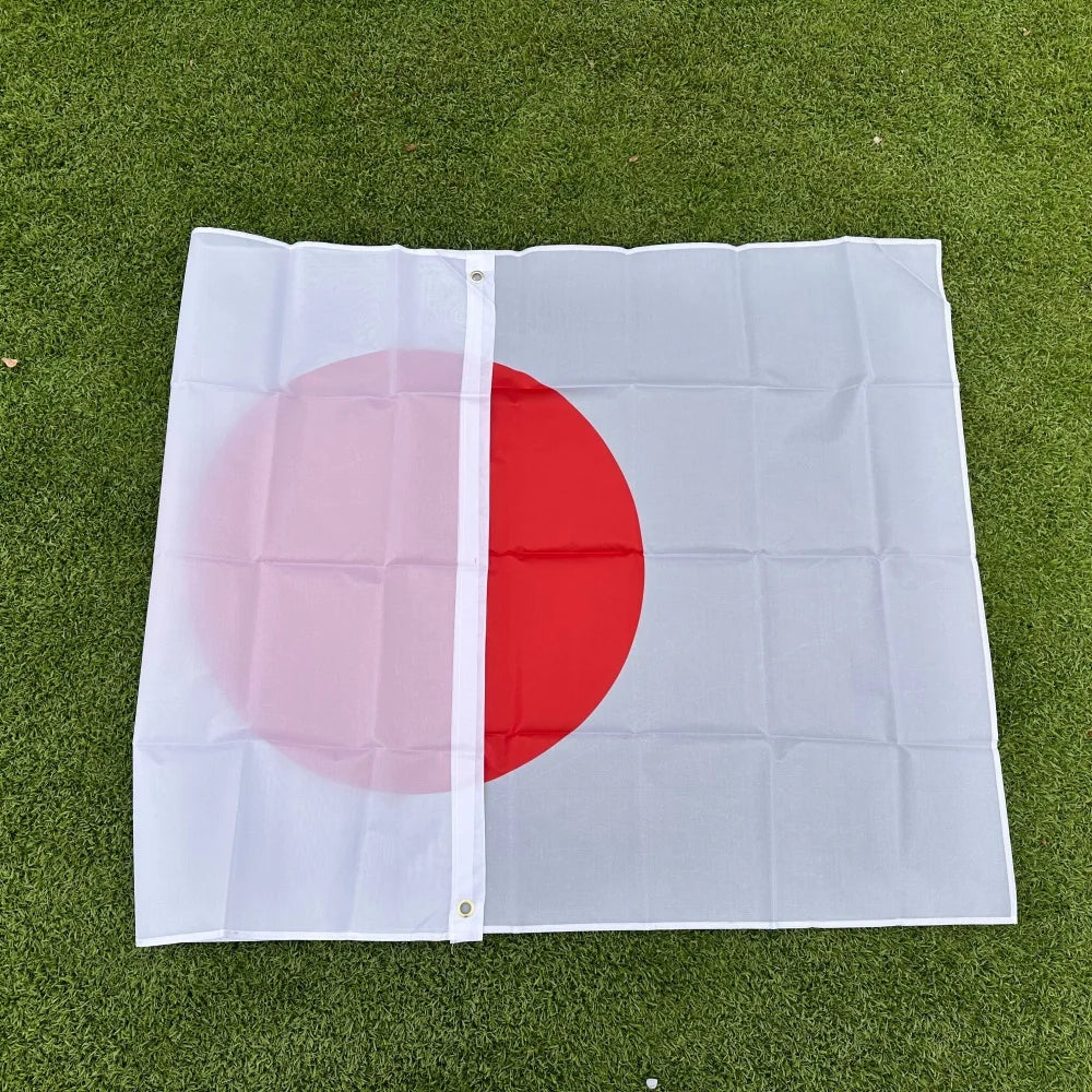 Japan Flag 150x90cm Large 3x5 FT Japanese National Flag Polyester Double Stitched Outdoor Indoor Decoration