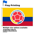 Colombia Flag Banner – 2026 World Cup Fan Cheering Flag, Colombia National Team Supporters Flag