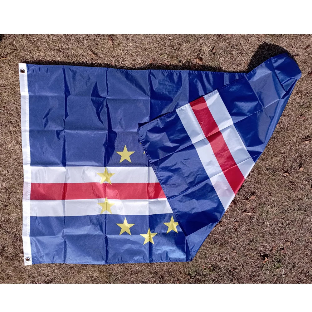 aerlxembrae  90x150cm  Cape Verde National Flag  Hanging polyester Cape Verde flag indoor Outdoor Advertising home Decoration