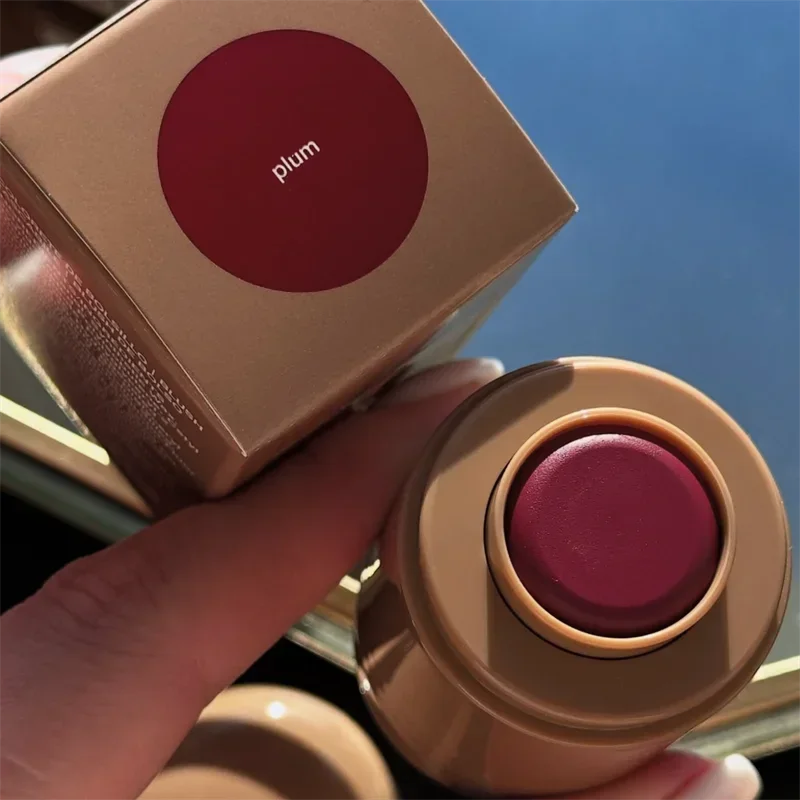 rhode pocket blush Inspired Cream Blush Stick & Lip Gloss Phone Case for iPhone 16 & 17 – SALTY TAN Raspberry Espresso Makeup INS Style