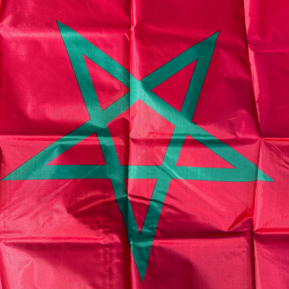 Bandeira do Marrocos 90x150cm MAR MA Bandeira do Reino do Marrocos Bandeira Faixa