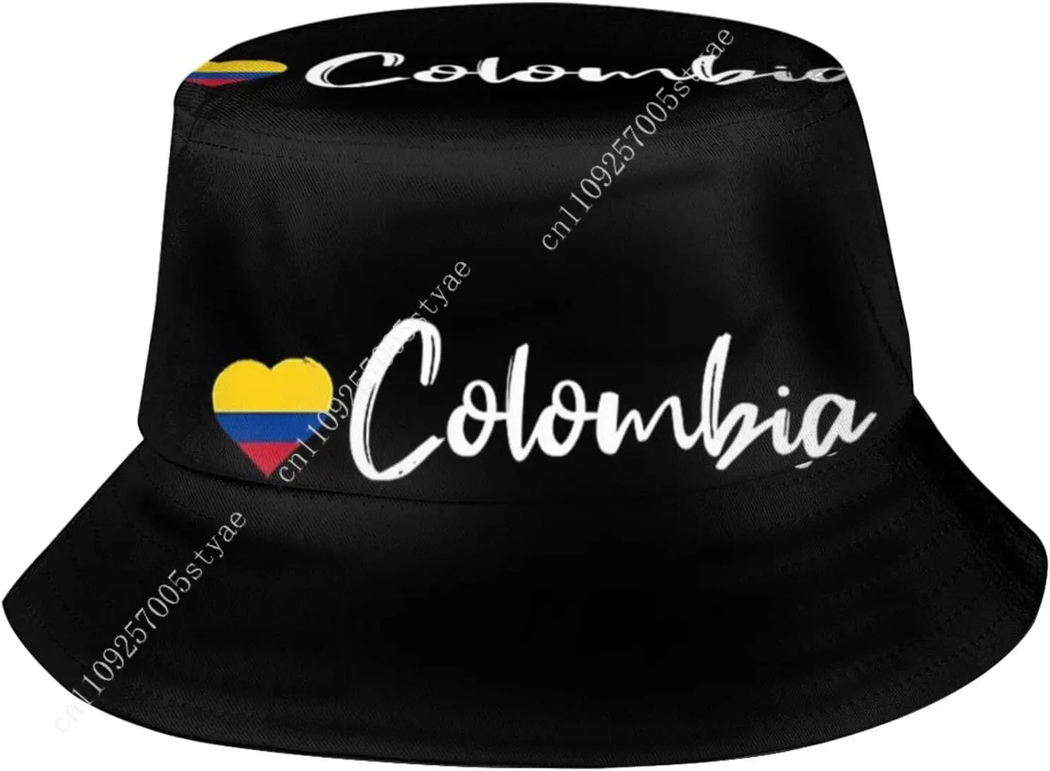 Colombia Flag Bucket Hat – Summer Fisherman Cap, Outdoor Sun Hat, Unisex Beach & Streetwear Hat