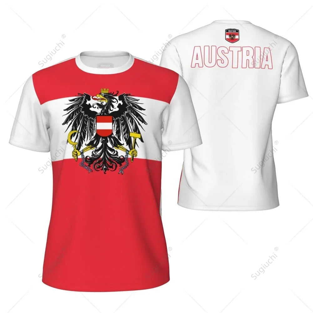 Austria Soccer Jersey| Quick-Dry Breathable Austria Jersey for Summer Sports