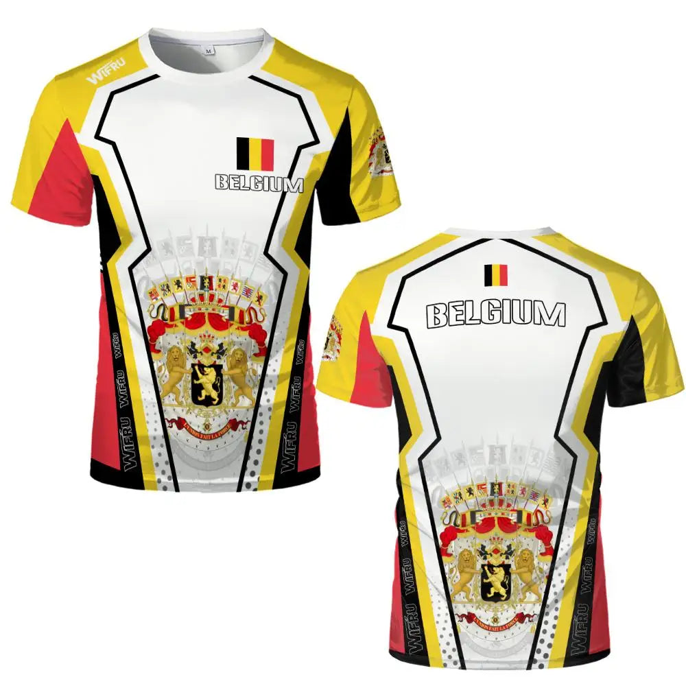 Belgium Football Jersey – Belgium Soccer Jersey | 3D Emblem Quick-Dry Breathable World Cup 2026 Fan Jersey (Men & Women)