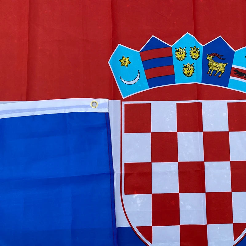 aerlxemrbrae flag   Croatia Flag NEW 90x150cm Croatian National Flag 100% Polyester 3x5ft Flag of Croatia