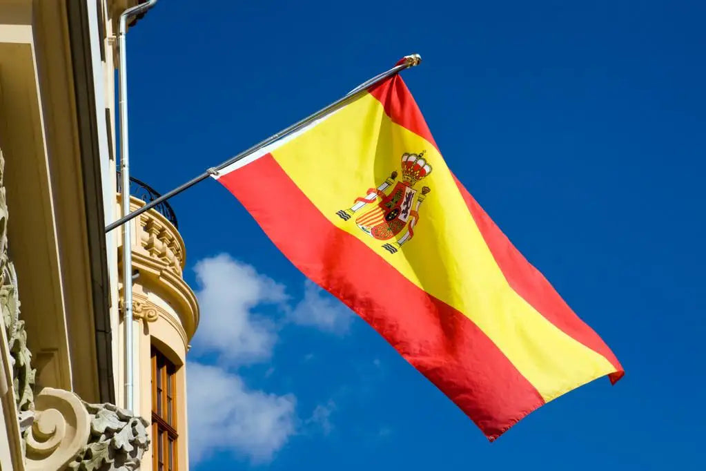 Spain National flag 60x90cm 90x150cm Polyester No Fade ESP ES Espana Spanish Flag hanging Banner for Celebration big flags