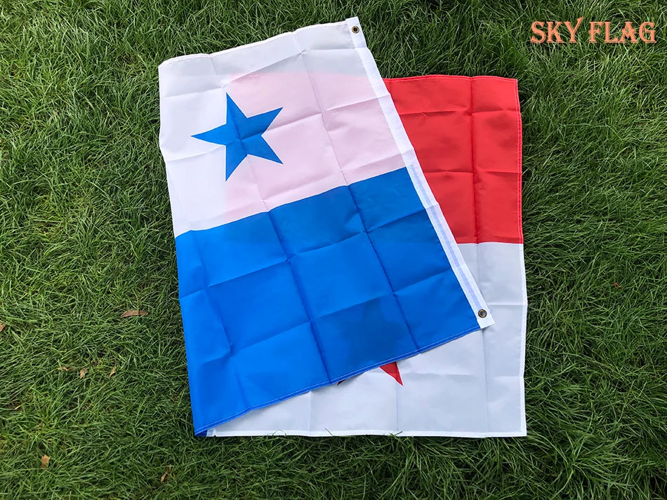 SKY FLAG Panama Flag 90x150cm hanging polyester pan pa Panama Flag Flying for Soccer