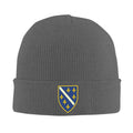 Bosnia and Herzegovina Arms Beanie Hat – Unisex Vintage Knit Cap | Warm Soft Bonnet | Kpop Style Autumn Winter Hat with Bosnia Flag Design