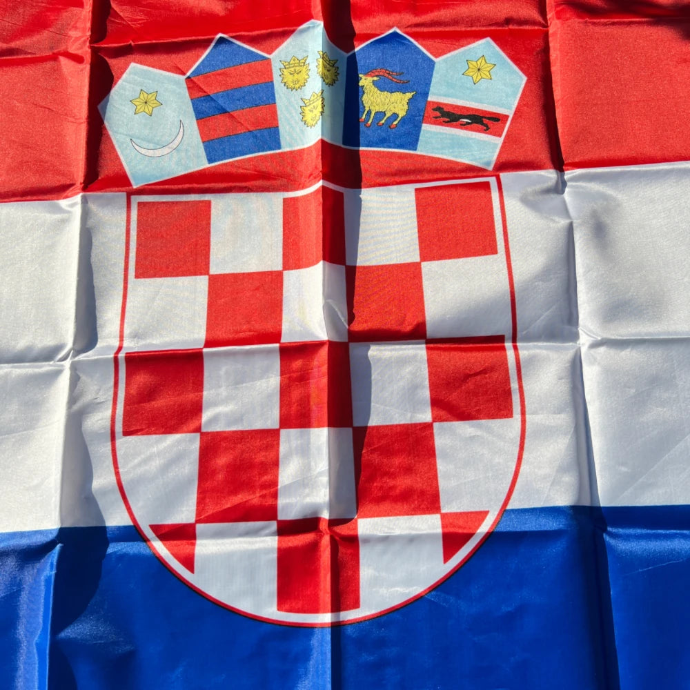 Croatia National Flag 90X150CM high quality polyester hanging hr hrv Hrvatska  indoor outdoor decoration