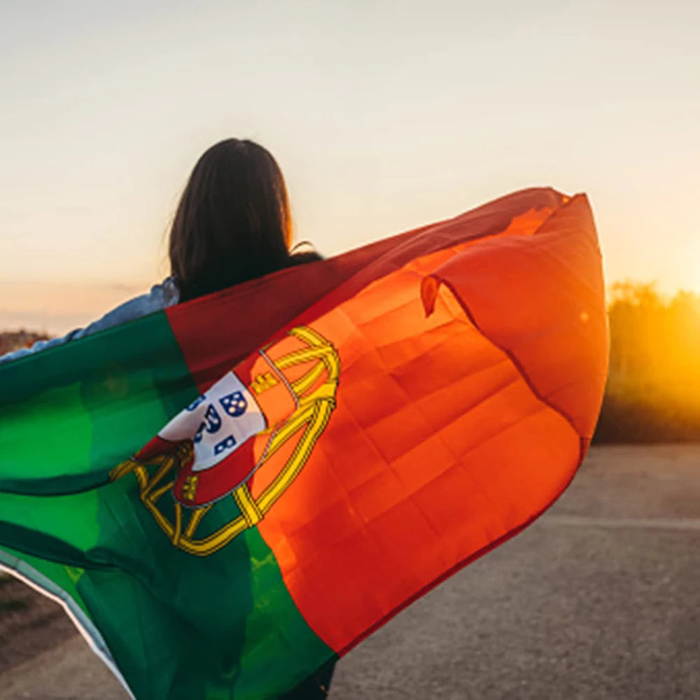 FLAGLINK 90X150cm  PRT PT The Portuguese Republic Flag Portugal For Decoration