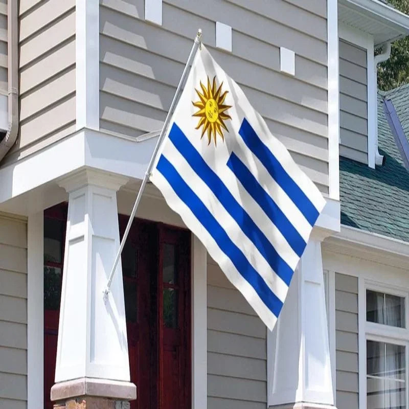 90x150cm Uruguay Flag URY UY National Bunting Durable Material for Home Garden