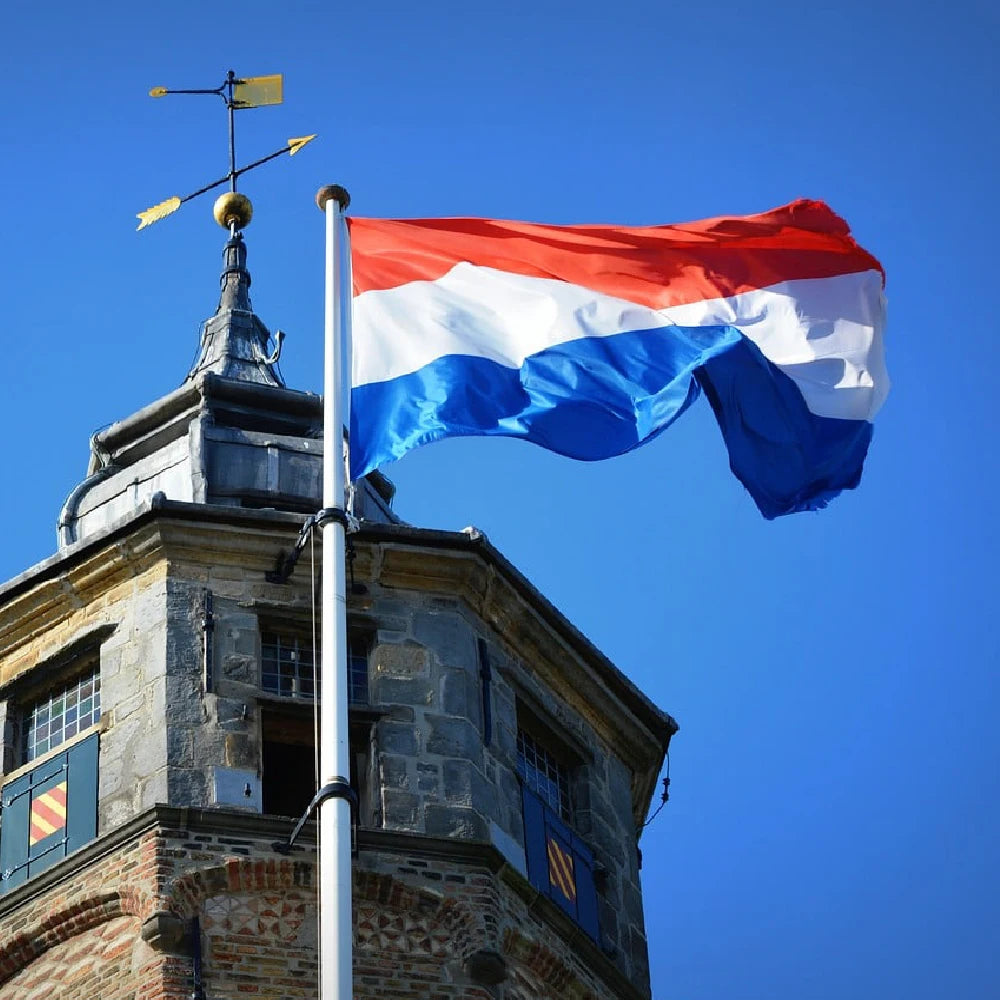 Bandeira Holanda 90x150cm Nl Nld Holanda Países Baixos Bandeira nacional holandesa para decoração em poliéster