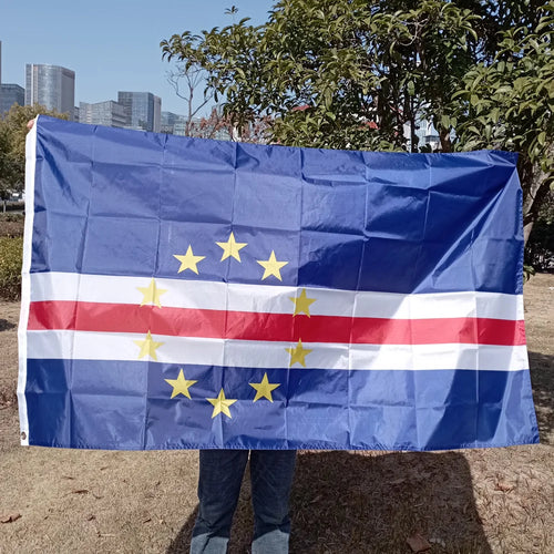 aerlxembrae  90x150cm  Cape Verde National Flag  Hanging polyester Cape Verde flag indoor Outdoor Advertising home Decoration