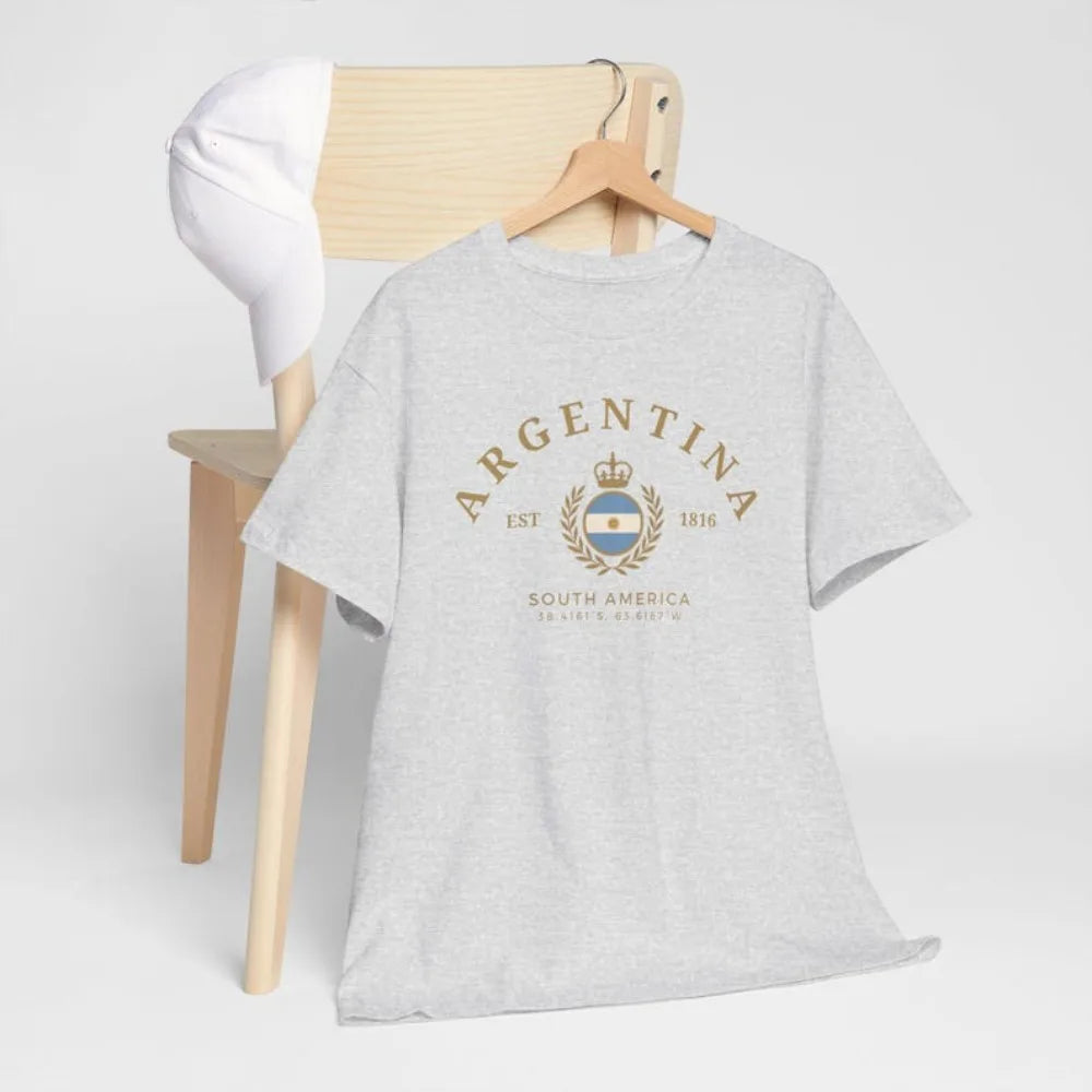 Camisa da Argentina Camiseta Estilo Vintage da Argentina Blusas da América Latina Moletom Estilo Vintage Feminino Blusas de Algodão de Alta Qualidade