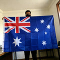 Australia Flag 150x90cm (3x5 FT) – Large Polyester National Banner | Australia World Cup 2026 Fan Flag for Indoor & Outdoor Use