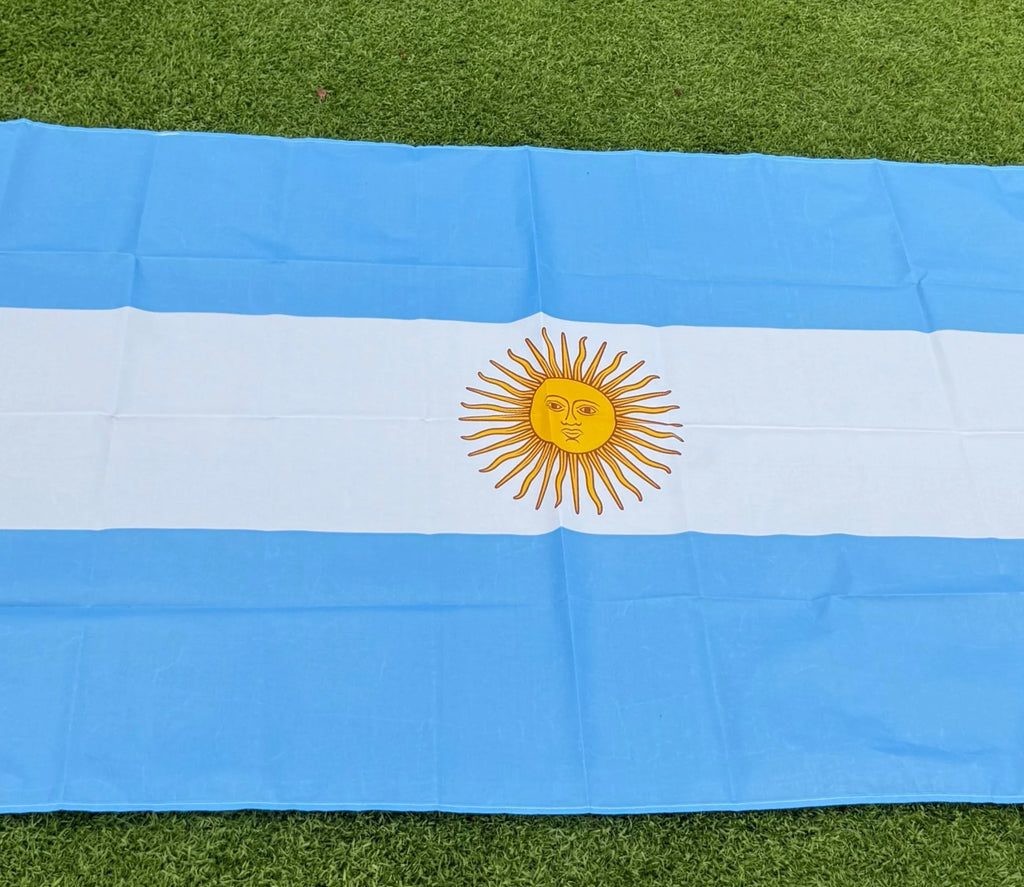 Argentina National Flag 150×90cm (3×5 FT) Polyester Flag – UV Resistant Double Stitched Indoor & Outdoor Decoration Banner