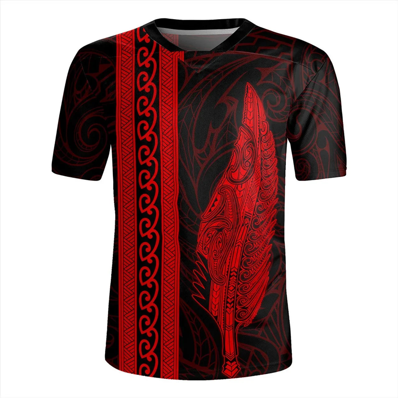 New Zealand Rugby-Jersey Silver Fern Flag Styles 3D Printed V Neck T Shirt NZ Jersey V-Neck T-Shirts Men Cool Short Sleeves Tees