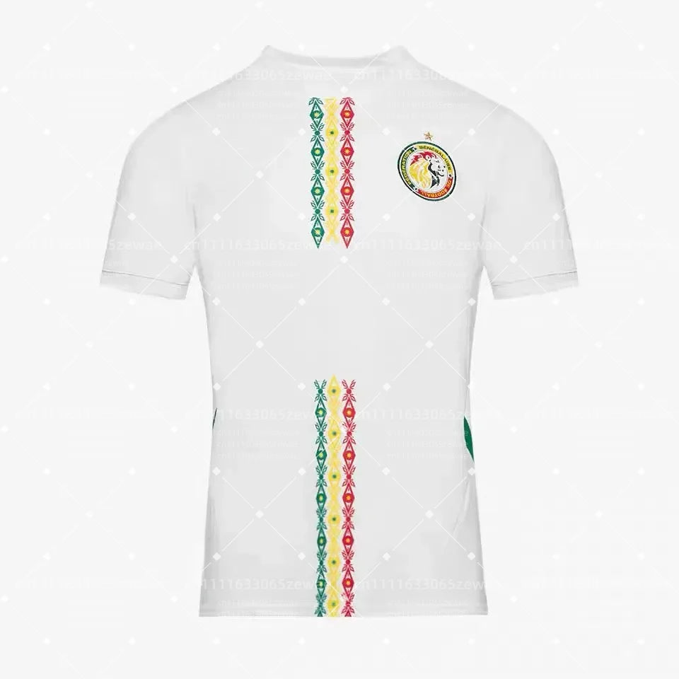 Senegal 2026 New Soccer Jerseys Comfortable and Breathable 3D Printed T-Shirts for Adults and Casual Tops for Children