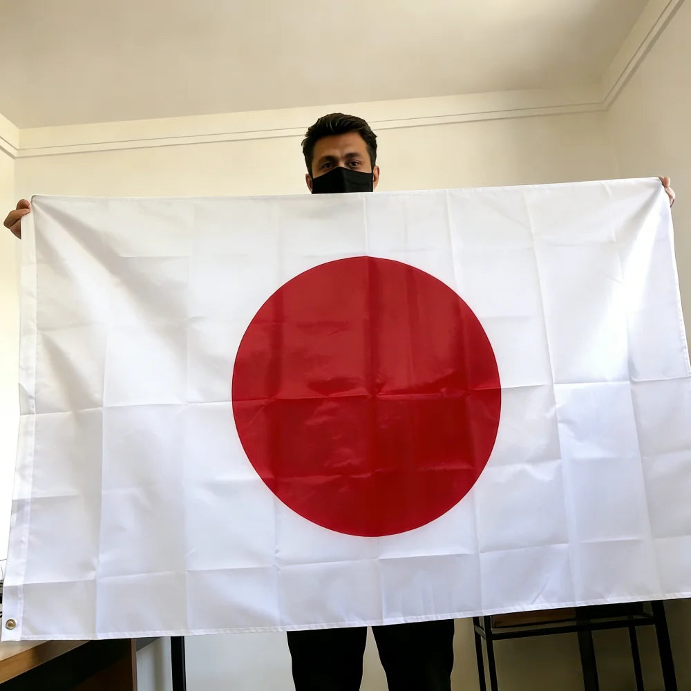 Japan Flag 150x90cm Large 3x5 FT Japanese National Flag Polyester Double Stitched Outdoor Indoor Decoration