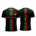 Portugal Flag 3D Printed Jersey Summer Outdoor Breathable Short-sleeved Football Training Top 2026 Men's Fan Gift T-shirt