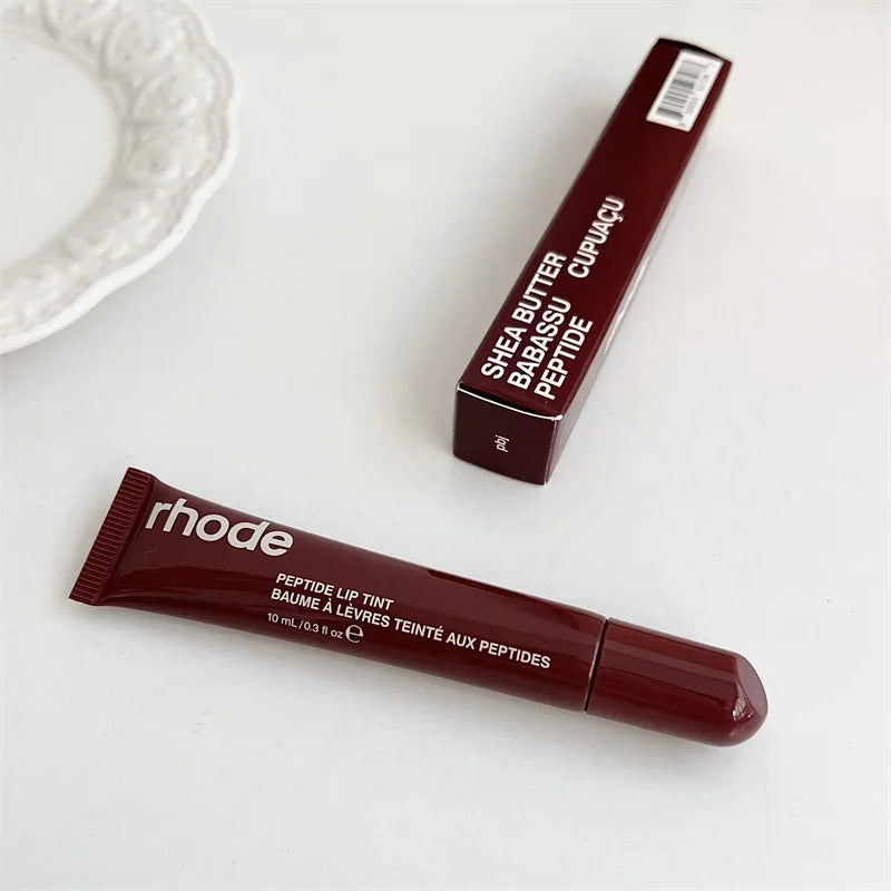 rhode pocket blush Inspired Cream Blush Stick & Lip Gloss Phone Case for iPhone 16 & 17 – SALTY TAN Raspberry Espresso Makeup INS Style