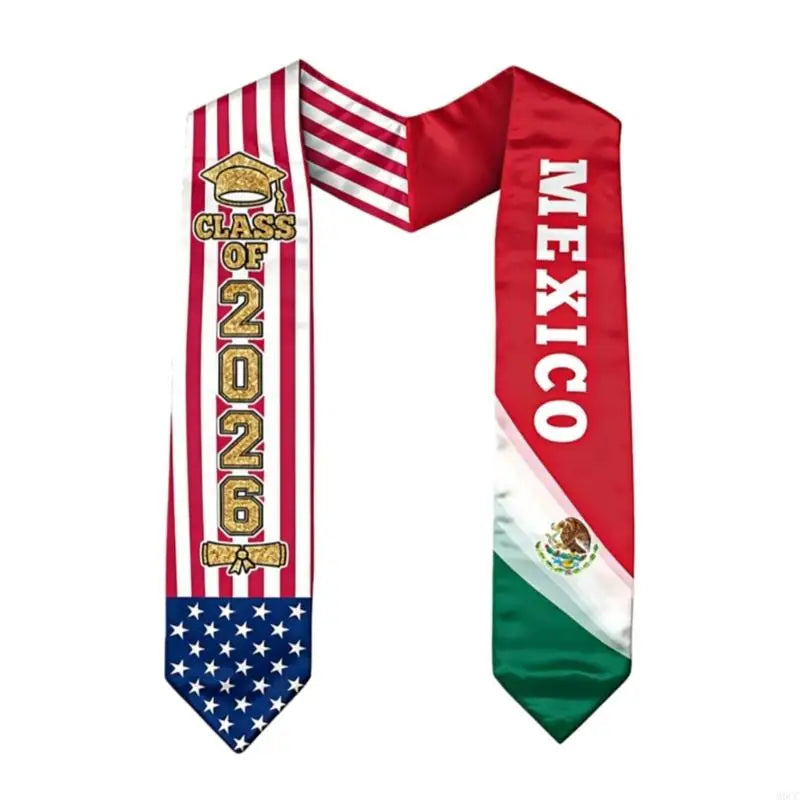 Mexican Graduation Sash & Stole – Premium Graduation Gown Sash for Graduation Ceremony