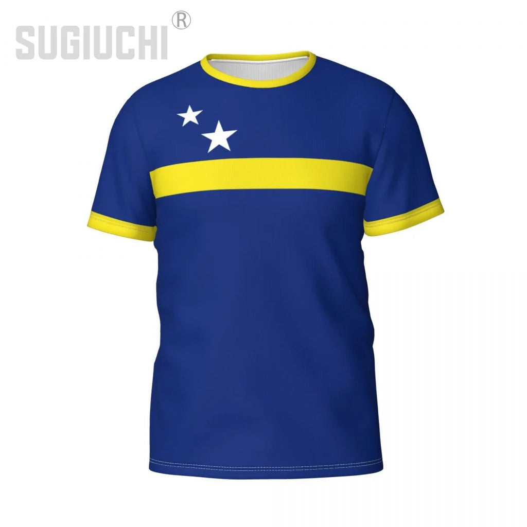 Custom Name Number Curaçao Flag 3D T-shirts For Men Women Tees team Clothes Soccer Football Fans Gift T shirt