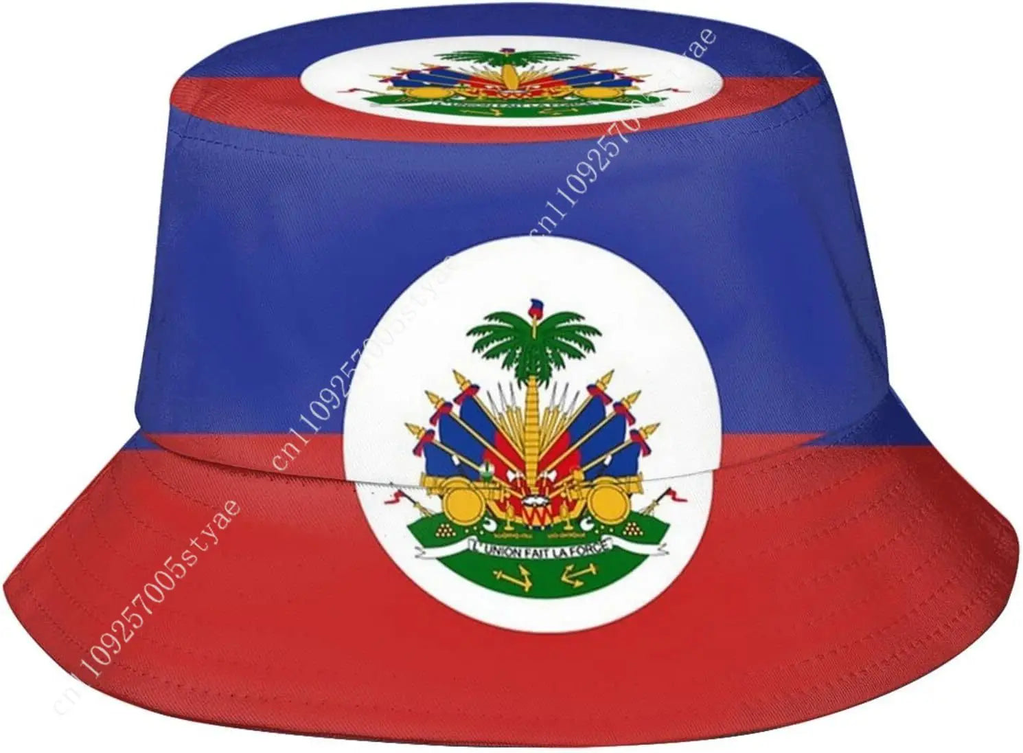 Haiti Flag Bucket Hat Men Women Haitian Outdoor Cap Fisherman