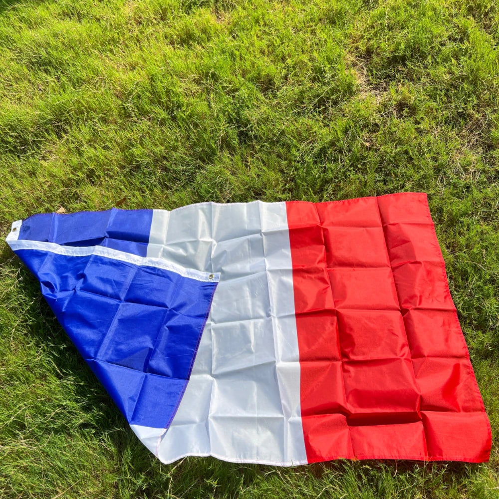 France flag 90*150cm Hanging blue white red fra fr french Polyester Banner Decoration French flag