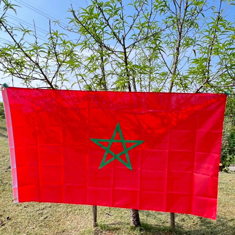 Bandeira do Marrocos 90x150cm MAR MA Bandeira do Reino do Marrocos Bandeira Faixa