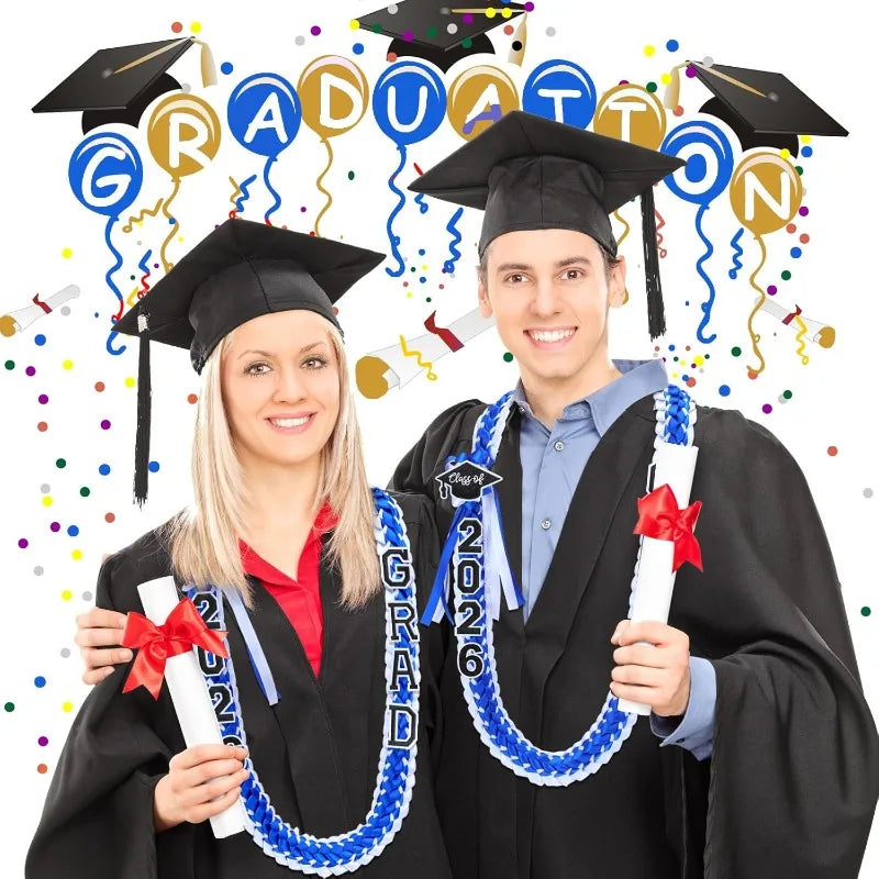 Floral Graduation Sash & Stole – Elegant Graduation Gown Sash for College & University Ceremonies
