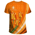 Team Shirt 2024 Football Jersey Netherlands Flag T Shirt Men 3D Printing Dutch T-Shirt Jersey Soccer Germany