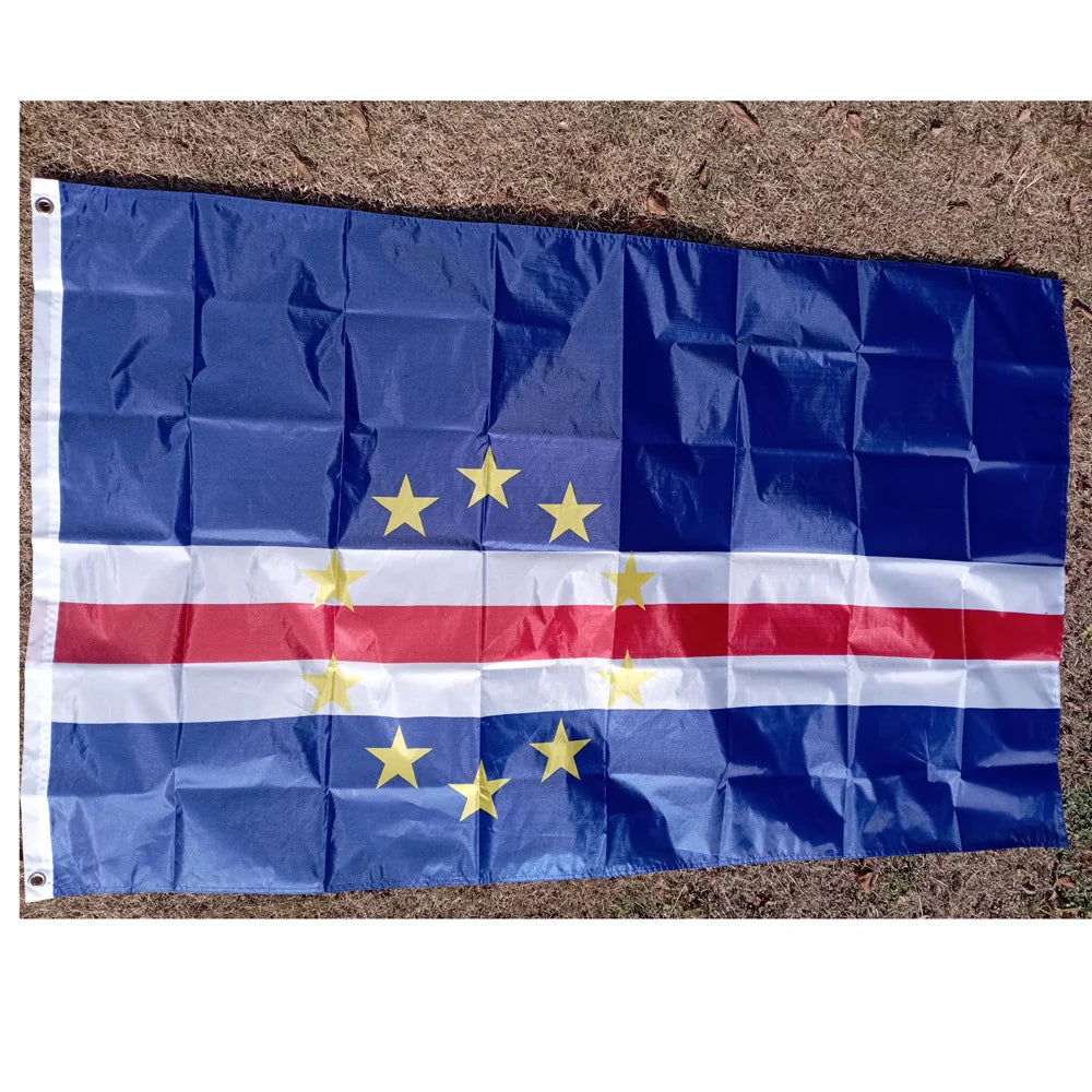 aerlxembrae  90x150cm  Cape Verde National Flag  Hanging polyester Cape Verde flag indoor Outdoor Advertising home Decoration