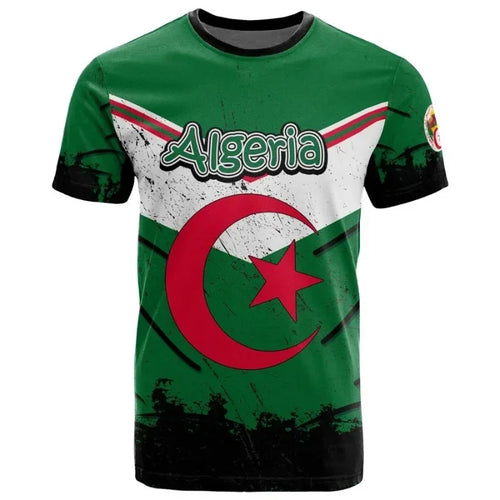 2026 – Algeria Soccer Jersey | Casual Sports Loose Fit 3D Print Summer Football Tee for Men & Women