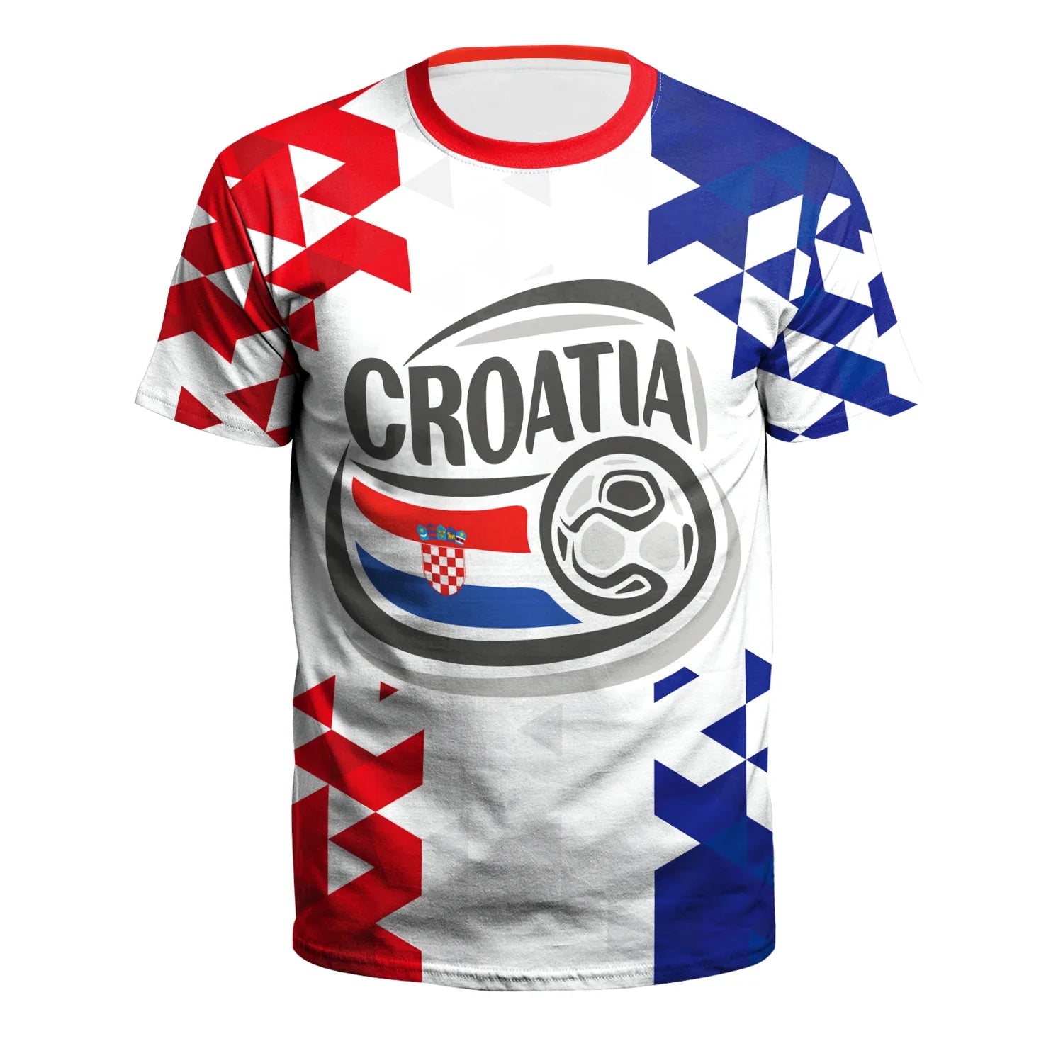 2026 Jersery Croatia T-Shirt for Men HR Flag Tee Shirts Fashion 18 Soccer Top Red White Grids Football Jerseys Unisex Clothing