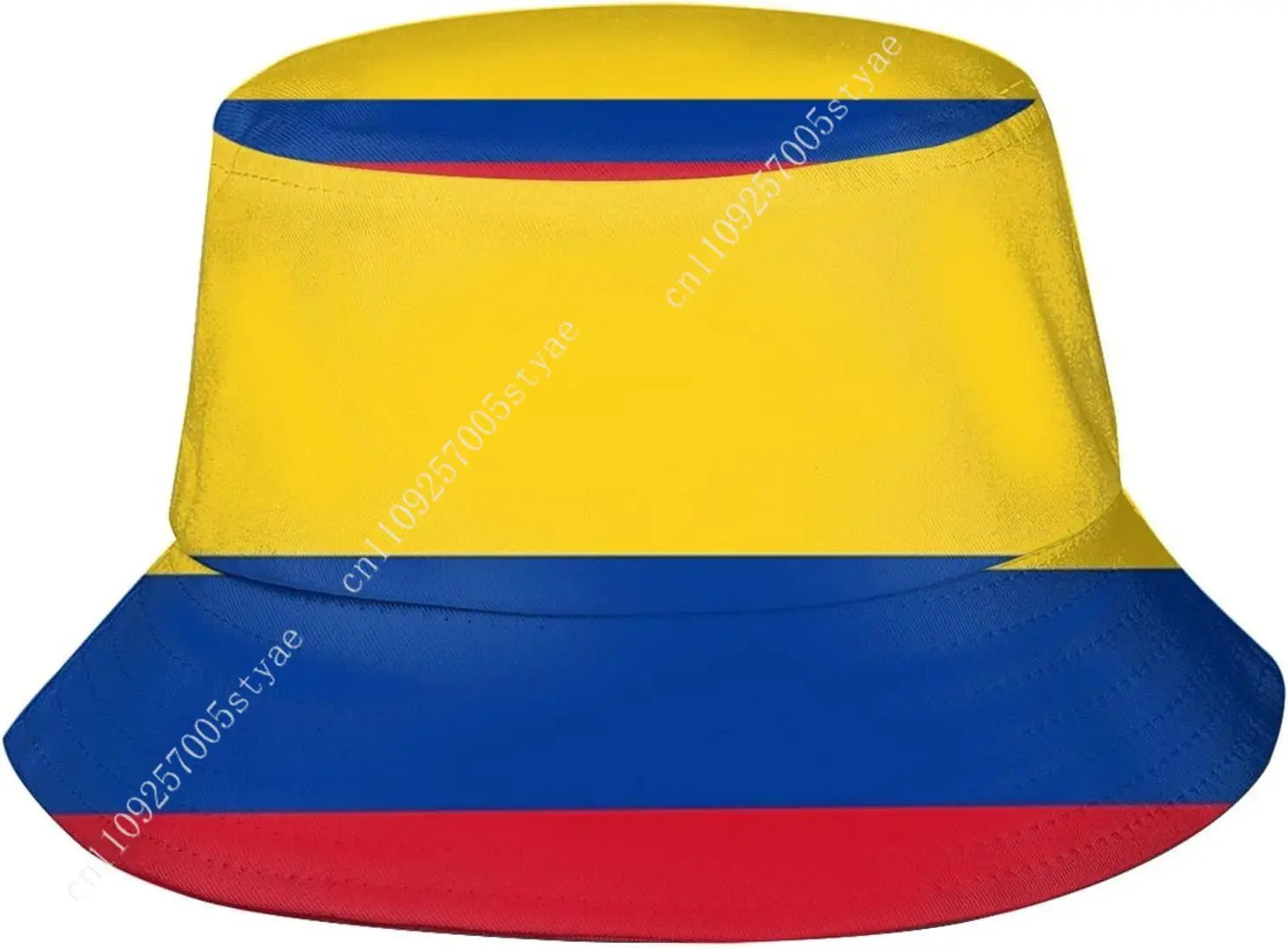 Colombia Flag Bucket Hat – Summer Fisherman Cap, Outdoor Sun Hat, Unisex Beach & Streetwear Hat