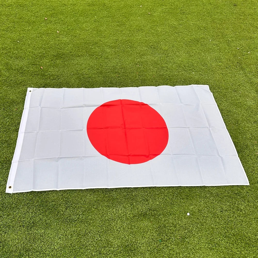 Japan Flag 150x90cm Large 3x5 FT Japanese National Flag Polyester Double Stitched Outdoor Indoor Decoration