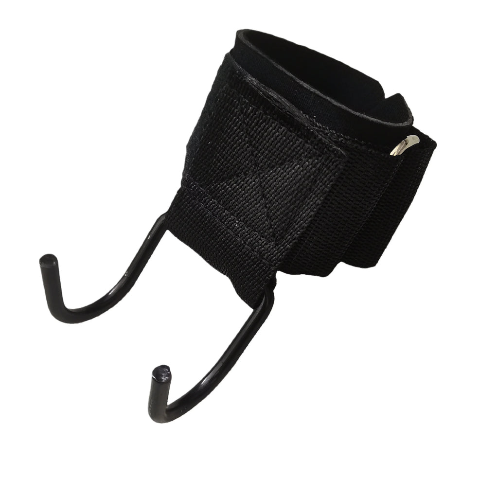 Weight Lifting Hooks Weight Lifting Grips Heavy Duty Pull Up Straps Adjustable Powerlifting Support Hooks Straps for Gym Workout